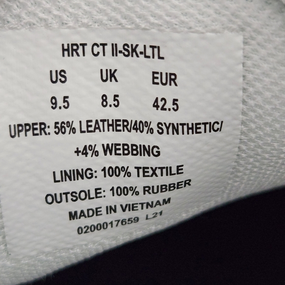 NEW Polo Ralph Lauren Heritage Court II White Leather Synthetic Sneaker Mens 9.5 - Picture 14 of 14